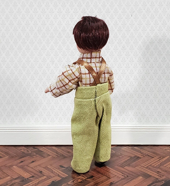 Dollhouse Victorian Boy Son Doll Porcelain Semi-Poseable 1:12 Scale Miniature - Miniature Crush