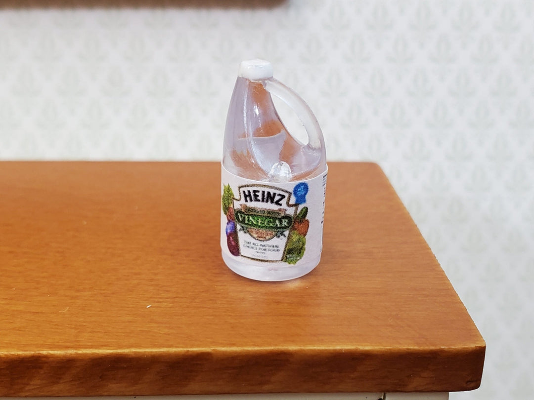 Dollhouse Vinegar Distilled Gallon Jug Bottle 1:12 Scale Miniature Groceries - Miniature Crush