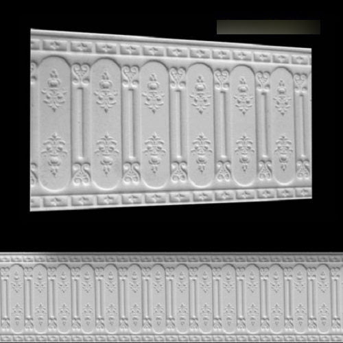 Dollhouse Wainscoting Wall Panel Embossed Textured Foam Board 1:12 Scale Miniature World Model 34940 - Miniature Crush