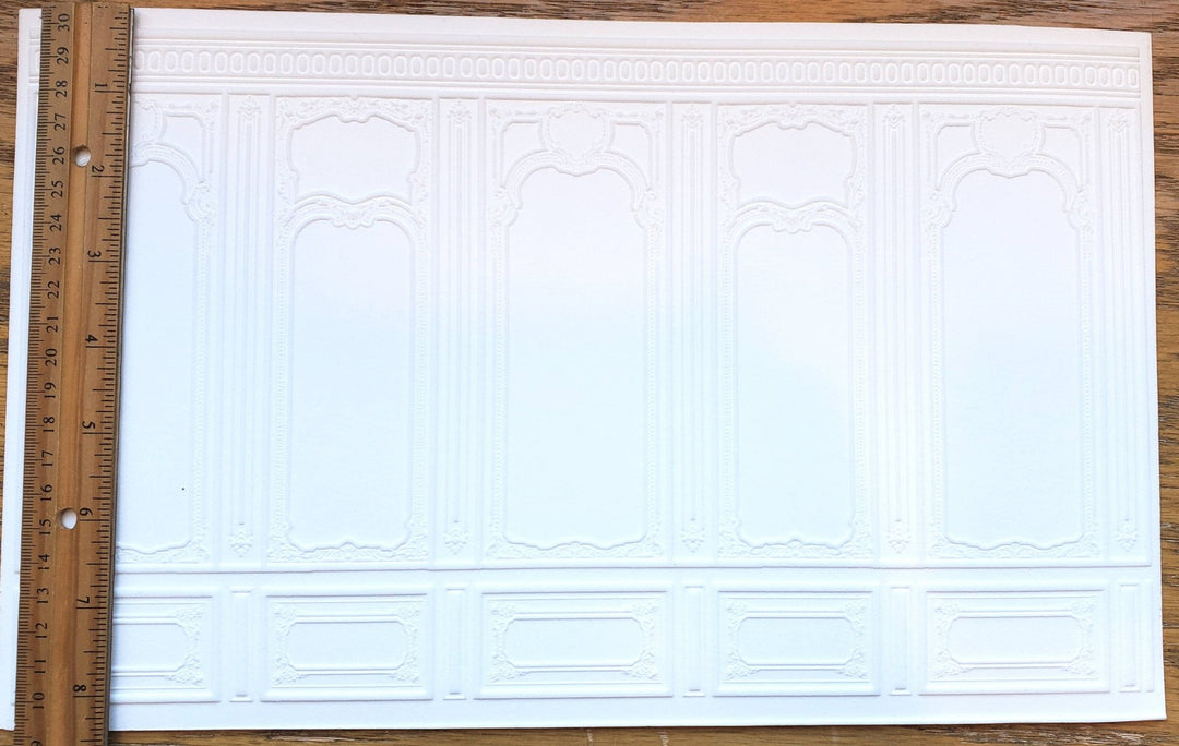 Dollhouse Wall Panels Embossed Textured Foam Board 1:12 Scale Miniature World Model 34935 - Miniature Crush