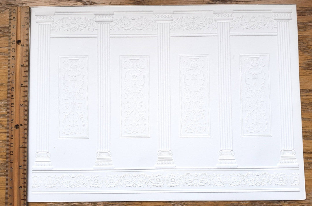 Dollhouse Wall Panels Embossed Textured Foam Board 1:12 Scale Miniature World Model 34936 - Miniature Crush