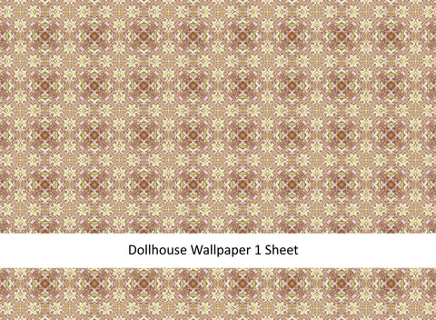Lundby Gothenburg Wallpaper Template Printables  dilly dally dollhouse