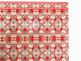 Dollhouse Wallpaper William Morris Red Gray Floral World Model WM35700 - Miniature Crush