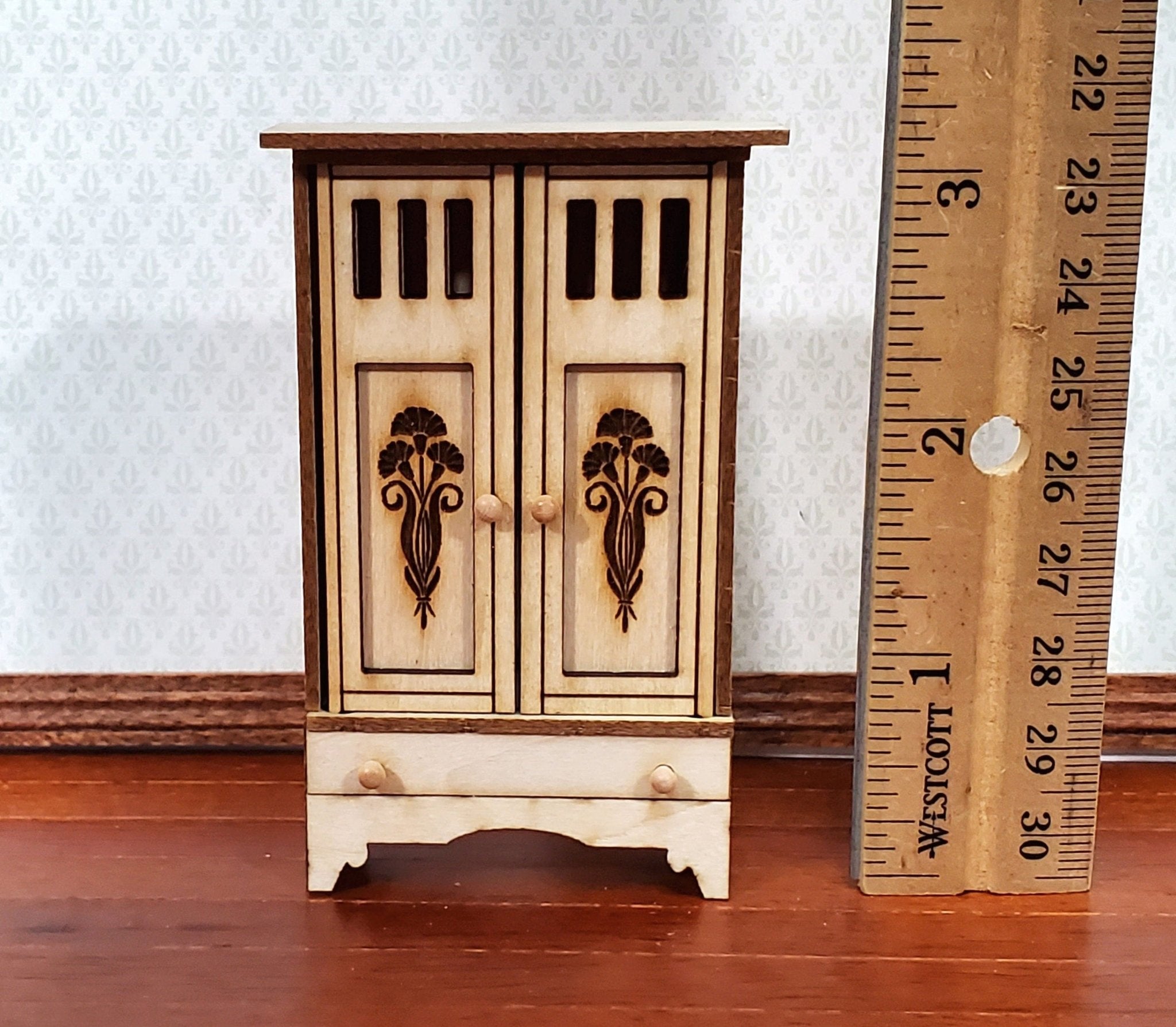 Selling Miniature hand painted wardrobe