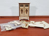 Dollhouse Wardrobe HALF SCALE Arts & Crafts Style Miniature Kit 1:24 Scale DIY