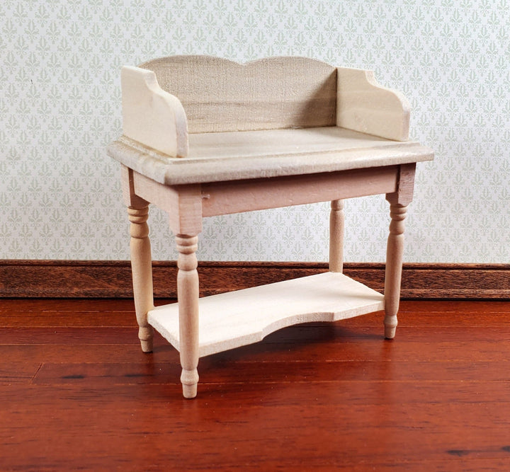 Dollhouse Wash Stand or Sideboard 1:12 Scale Miniature Furniture Unpainted Wood - Miniature Crush