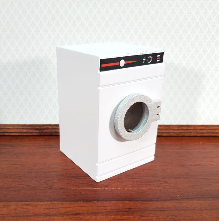 Dollhouse Washing Machine or Dryer in WHITE Modern Front Load 1:12 Scale Furniture - Miniature Crush