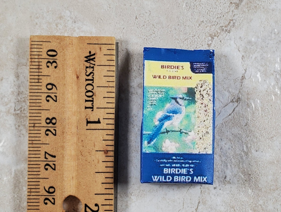 Dollhouse Wild Bird Seed Mix Bag 1:12 Scale Miniature Handmade - Miniature Crush