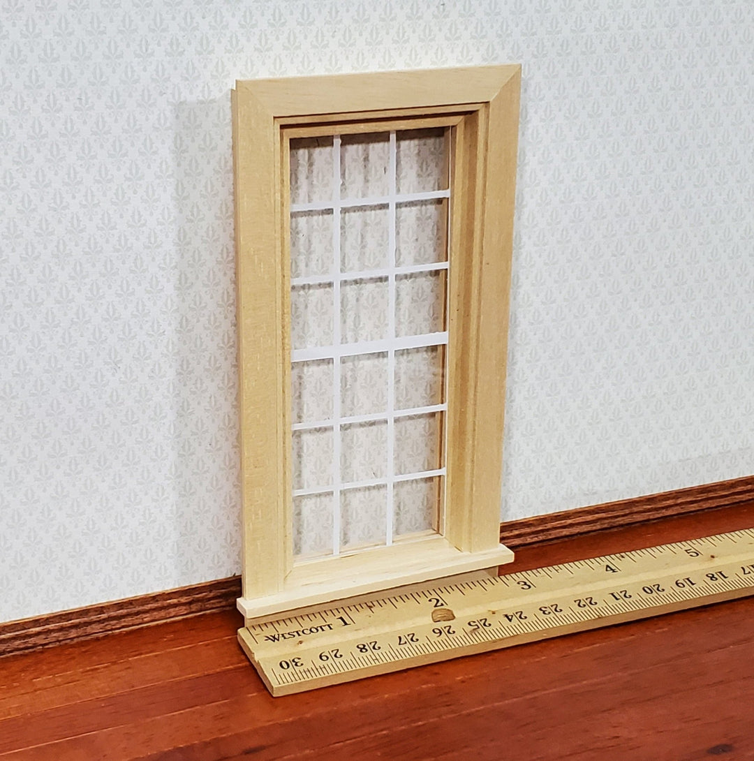 Dollhouse Window Classic Style with Acrylic 1:12 Scale Houseworks 5034 Miniatures - Miniature Crush