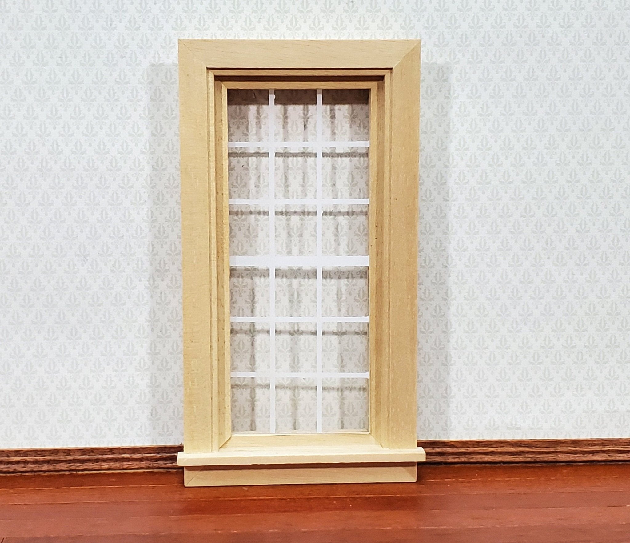 Dollhouse Window Classic Style with Acrylic 1 12 Scale Houseworks 5034 Miniatures