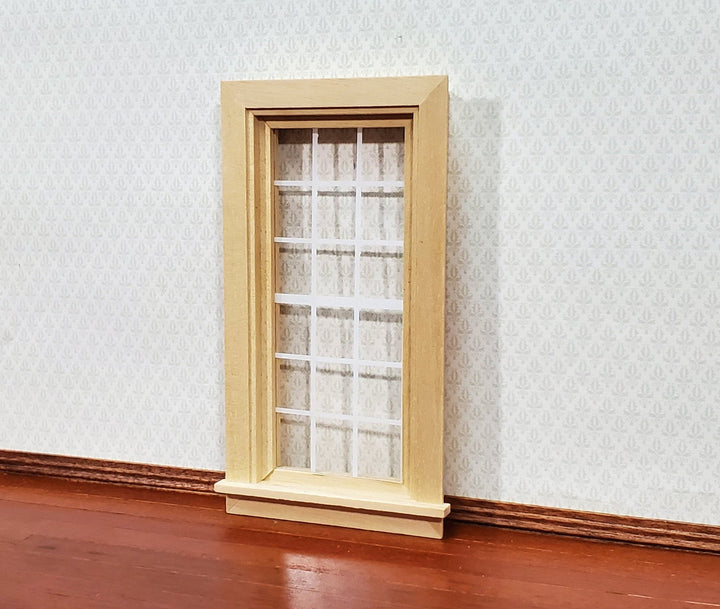 Dollhouse Window Classic Style with Acrylic 1:12 Scale Houseworks 5034 Miniatures - Miniature Crush