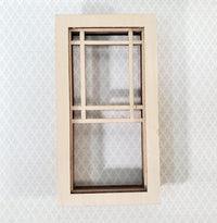 Dollhouse Window Craftsman Prairie Style 1:12 Scale Miniature Alessio 2182