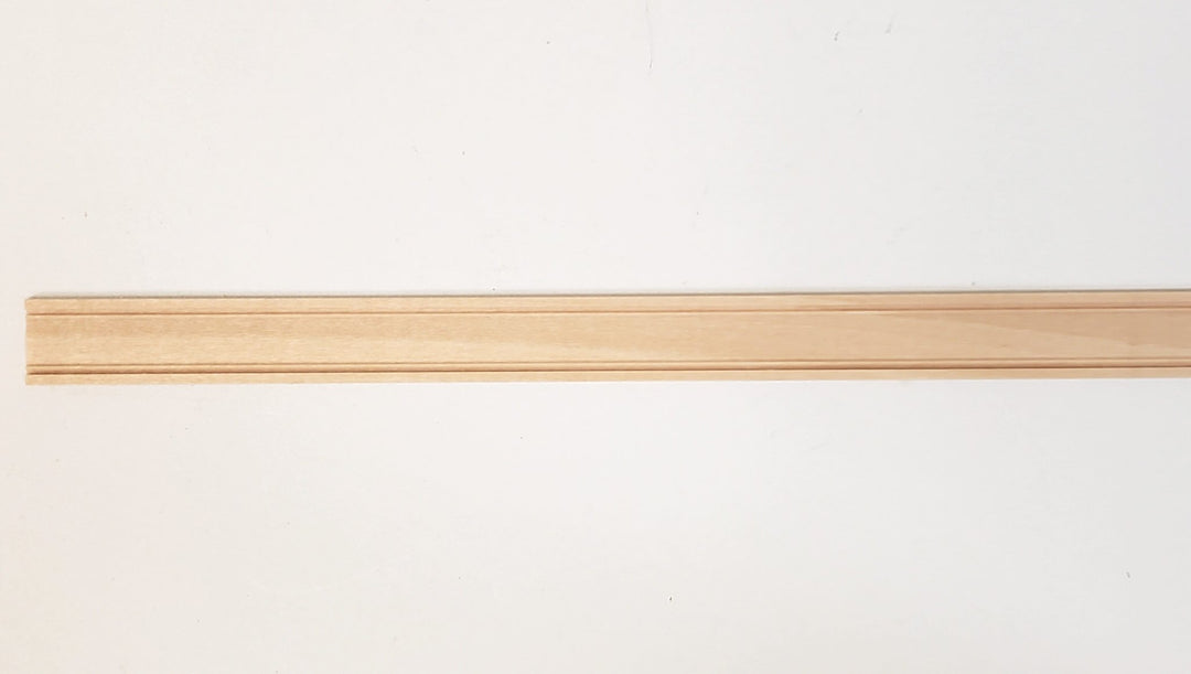 Dollhouse Window Door Casing or Baseboard Trim Molding 1/2" wide x 18" long NE930 - Miniature Crush