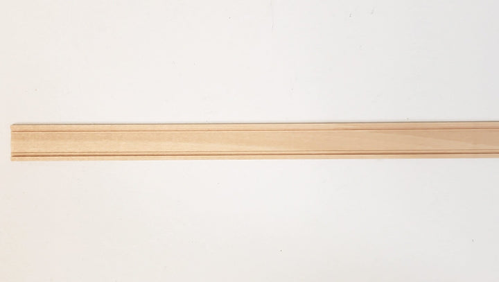 Dollhouse Window Door Casing or Baseboard Trim Molding 1/2" wide x 18" long NE930 - Miniature Crush