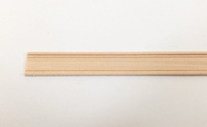 Dollhouse Window Door Casing or Baseboard Trim Molding 1/2" wide x 18" long NE930 - Miniature Crush