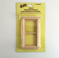 Dollhouse Window Traditional Non Working 1:12 Scale Houseworks 5051 Miniatures