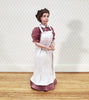 Dollhouse Woman Maid Cook Housekeeper with Apron 1:12 Scale Miniature Resin