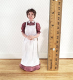 Dollhouse Woman Maid Cook Housekeeper with Apron 1:12 Scale Miniature Resin - Miniature Crush