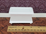 Dollhouse Wood Blanket Trunk or Toy Chest White Finish 1:12 Scale Miniature Furniture - Miniature Crush
