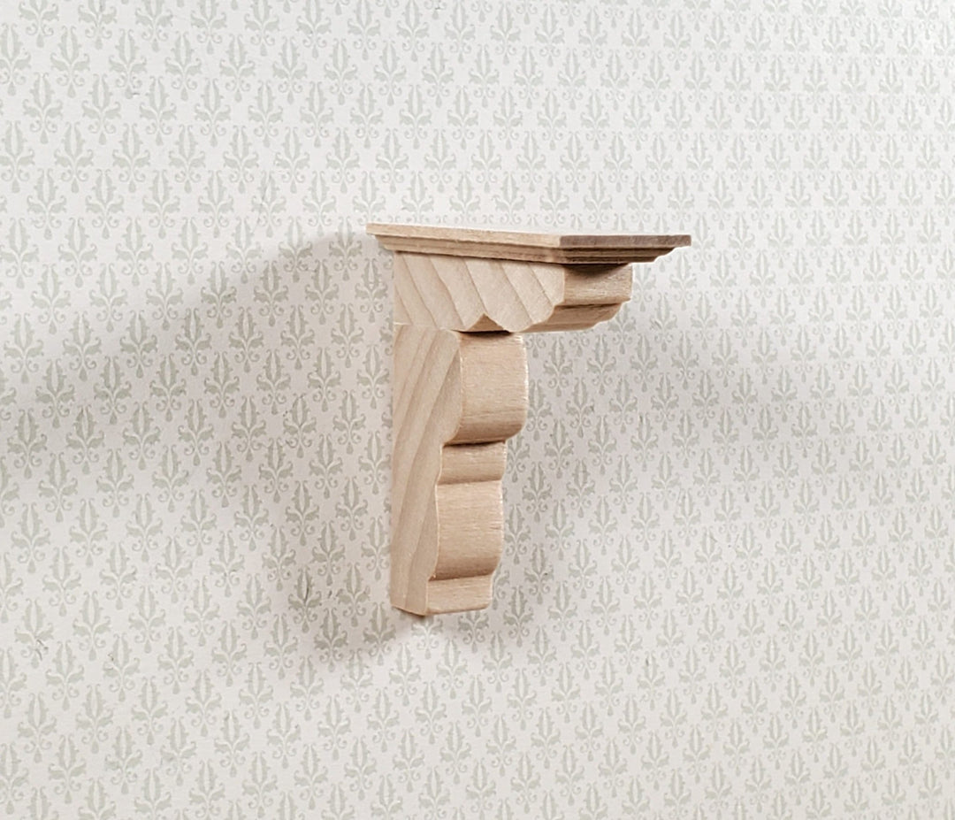 Dollhouse Wood Corbel Bracket Extra Large 1:12 Scale Miniature Architectural - Miniature Crush