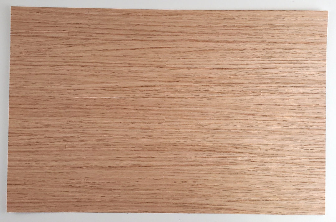 Dollhouse Wood Floor Red Oak Real Wood Peel & Stick 1:12 Scale 17" x 11" Houseworks #2386 - Miniature Crush