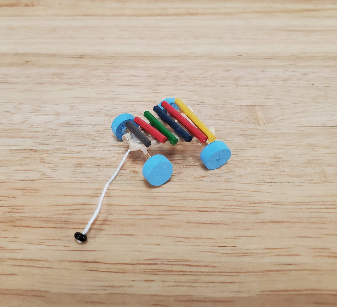 Dollhouse Xylophone Pull Toy Wood 1:12 Scale Miniature Nursery - Miniature Crush
