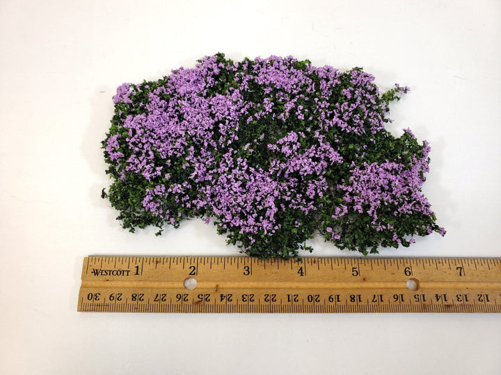 Flowering Shrub Mat Creeping Phlox Lavender Model RR Dioramas Dollhouses Scenery - Miniature Crush