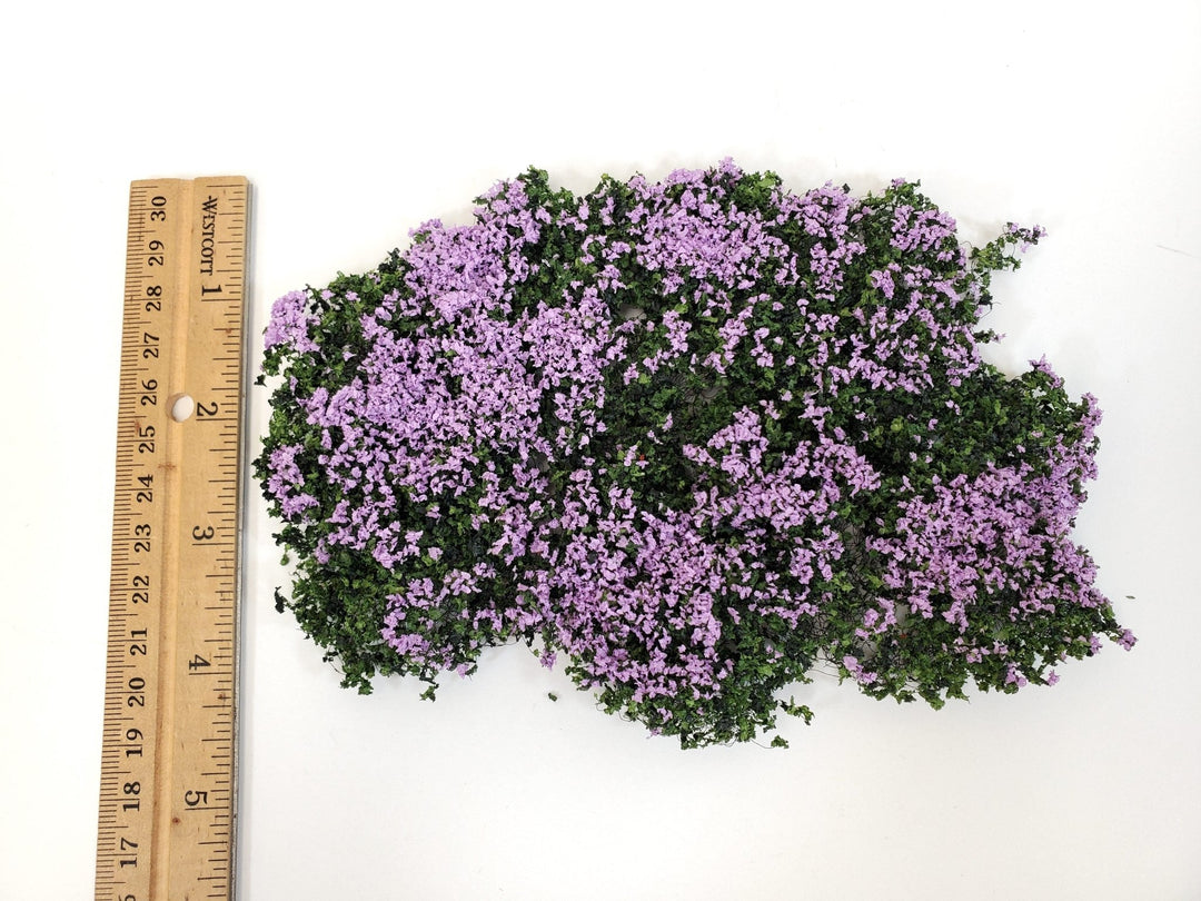 Flowering Shrub Mat Creeping Phlox Lavender Model RR Dioramas Dollhouses Scenery - Miniature Crush