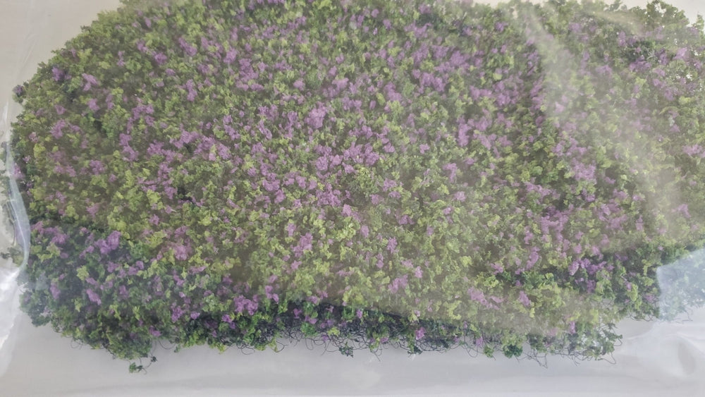 Flowering Shrub Mat Phlox Plants Purple Model RR Dioramas Dollhouses Scenery - Miniature Crush