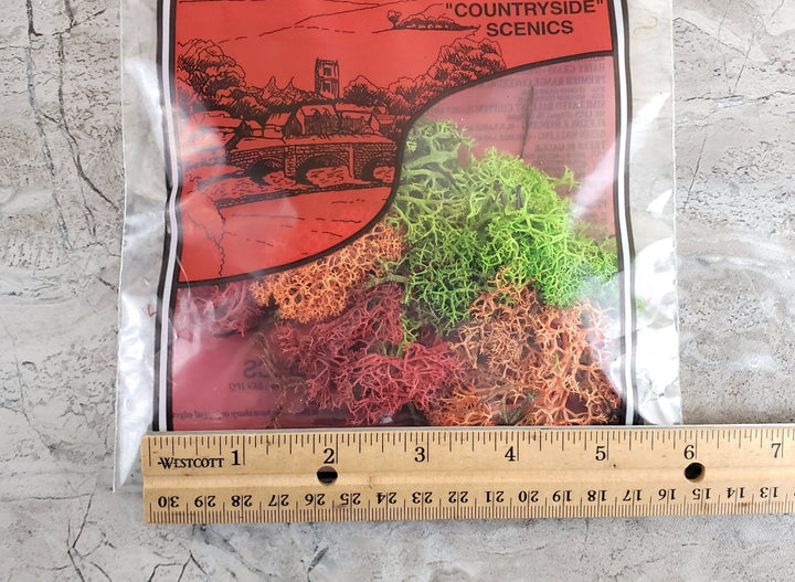 Javis Lichen Autumn Mix Colors Model RR Dioramas Grass Scenery - Miniature Crush