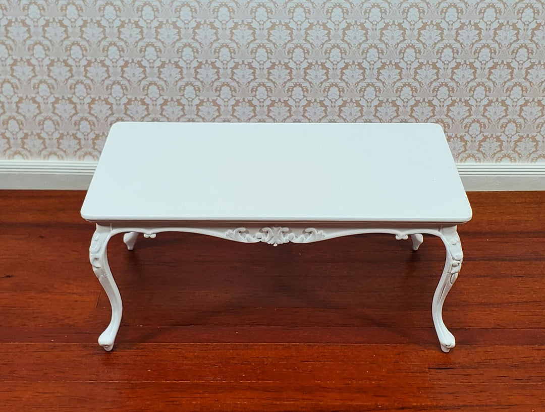 JBM Dining Table for Dollhouse WHITE 1:12 Scale Miniature Furniture - Miniature Crush
