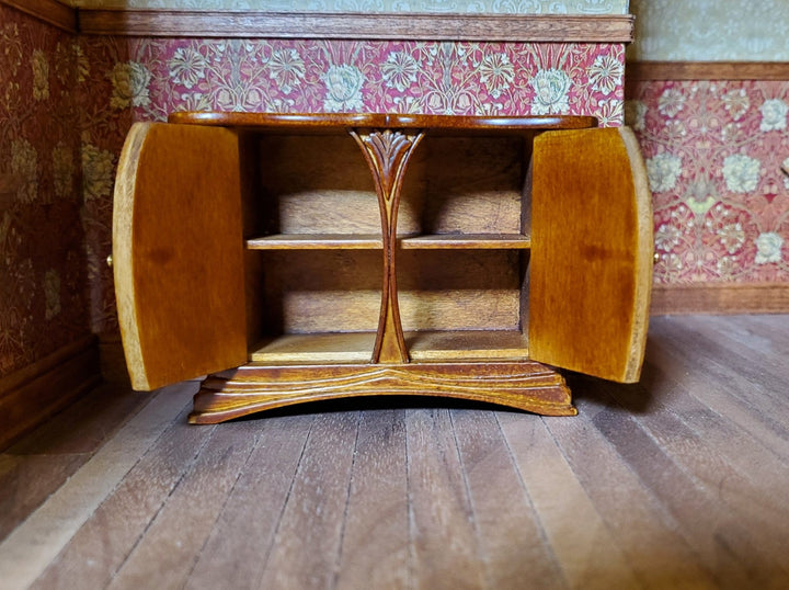JBM Dollhouse Sideboard Buffet Art Nouveau Style 1:12 Scale Miniature Furniture - Miniature Crush