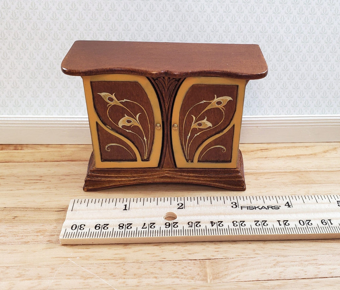 JBM Dollhouse Sideboard Buffet Art Nouveau Style 1:12 Scale Miniature Furniture - Miniature Crush