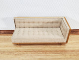 JBM Miniature Chase Sofa Mid Century Modern 1:12 Scale Dollhouse Couch Furniture - Miniature Crush