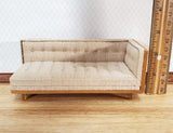 JBM Miniature Chase Sofa Mid Century Modern 1:12 Scale Dollhouse Couch Furniture - Miniature Crush