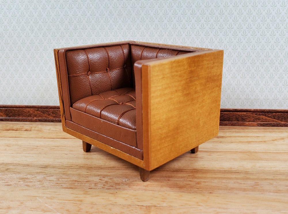 JBM Miniature Mid Century Modern Chair 1:12 Scale Dollhouse Furniture - Miniature Crush