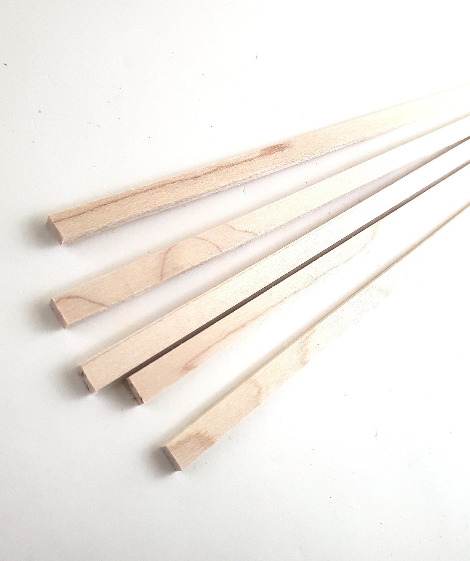 Maple Wood Strips 10 Pieces 1/16 X 1/4 X 6 Long Crafts Models Miniatures 