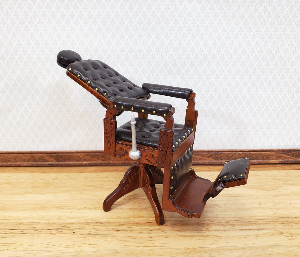 Miniature Barber Chair Old Fashioned Victorian Style for 112 Scale