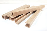 Miniature Channel Molding Wood Trim 1/2" wide x 6" long x6 Pieces CLA77068 - Miniature Crush