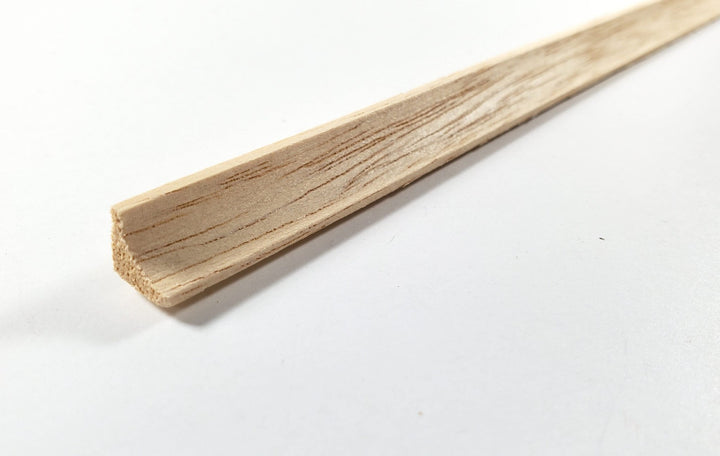 Miniature Cove Molding Trim Wood Strip 5/16" x 18" long Scale Model Building BM018 - Miniature Crush