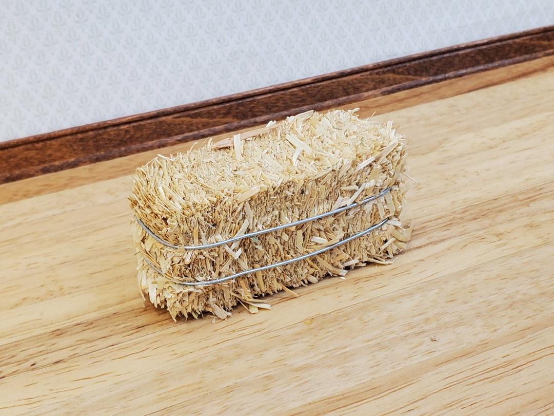 Miniature Haybale Hay Stack Bundled Straw Bale for Mini Decorating Dollhouses - Miniature Crush