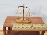 Miniature Scale with Weights Metal Pharmacy Grocer Apothecary Working - Miniature Crush