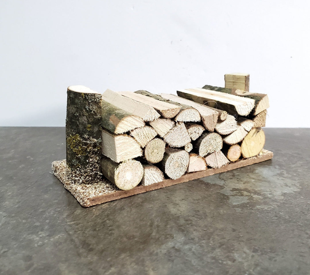 Miniature Stack of Split Logs Kindling for Fireplace Firewood Pile Fairy Garden - Miniature Crush