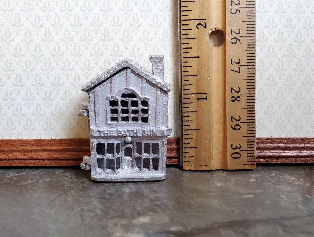 Miniature Toy Dollhouse Bakery Cast Metal 1 1/2" Tall w/Furniture Phoenix Model - Miniature Crush