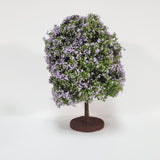 Miniature Tree or Shrub Bush Lilac Purple & Green Scale Model Scenery Garden - Miniature Crush