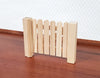 Miniature Wood Fence Gate Opening Door Unpainted Wood 1:12 Scale Dollhouse Fairy Garden