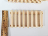 Miniature Wood Fence Railing x4 Pieces 1:12 Scale Dollhouse Fairy Garden - Miniature Crush