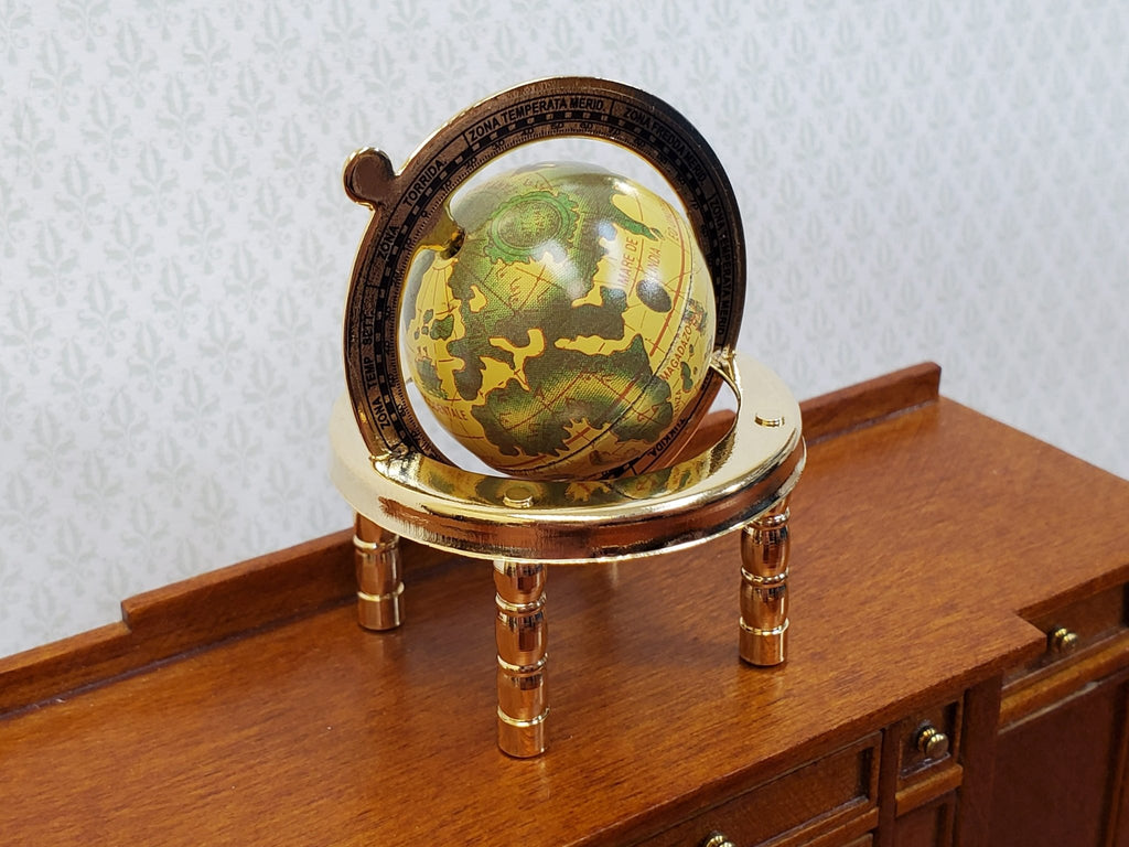 Miniature World Globe Gold Metal Decorative Accessory Metal Tiny Dollhouse  Size - Miniature Crush – MiniatureCrush, image size:1024x768