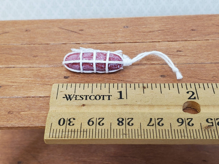 Miniature Wrapped Salami Meat 1:12 Scale for Dollhouse Grocer Grocery Store 1 1/4" - Miniature Crush