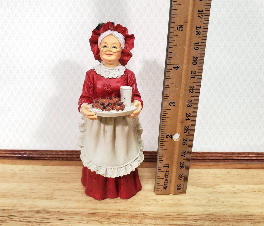 Mrs Claus Resin Figure 1:12 Scale Miniature by Houseworks Christmas Santa Houses - Miniature Crush